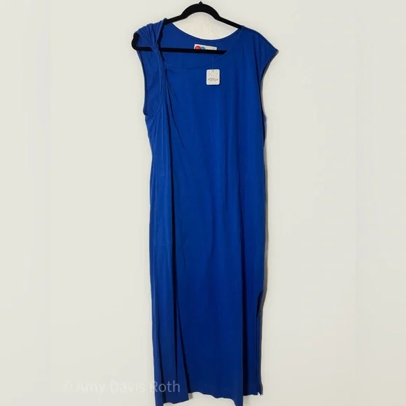 Free People Drew Tee Midi in True Blue size Medium NWT - Picture 10 of 13